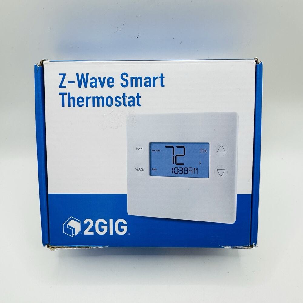 2gig Z-Wave 700 Smart Programmable Thermostat 2GIG-STZ-1 SmartStart